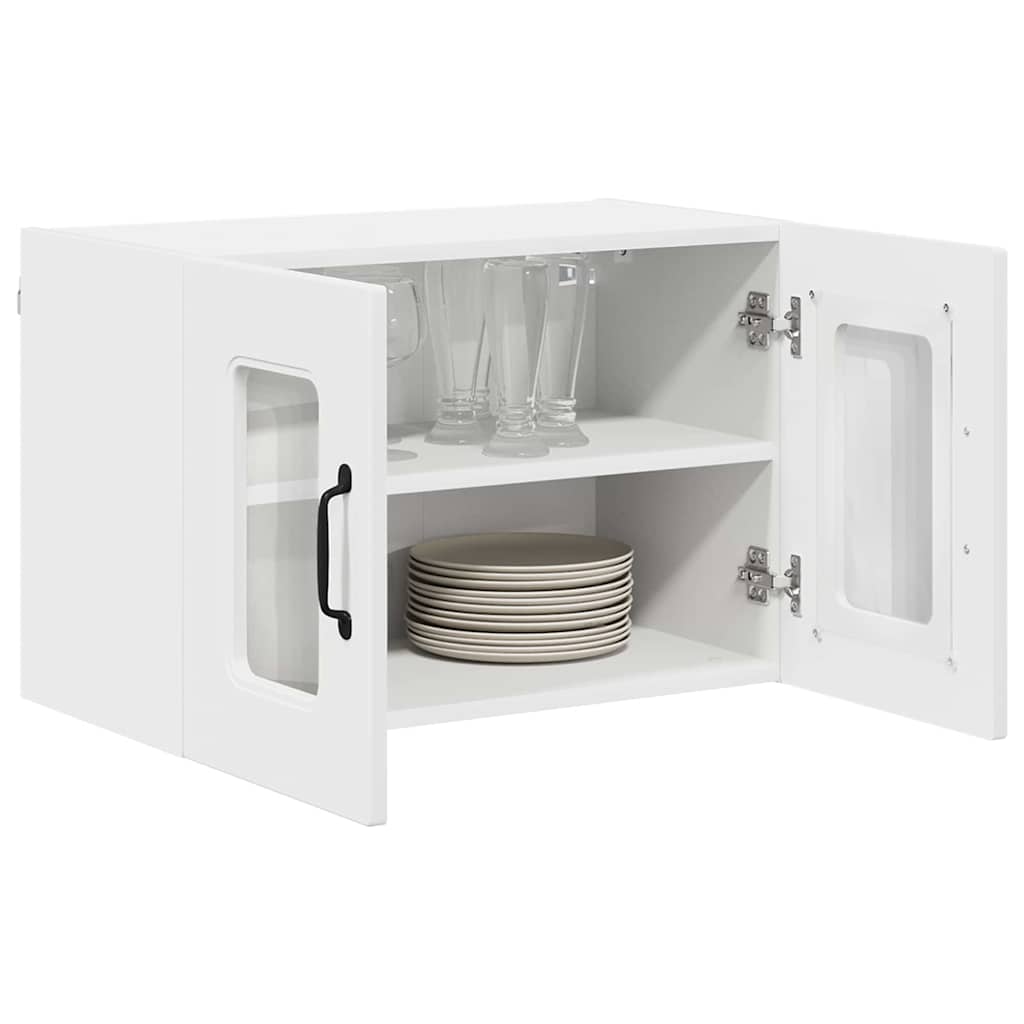 Küchenhängeschrank mit Regal Weiß 60 x 31 x 40 cm Holzwerkstoff